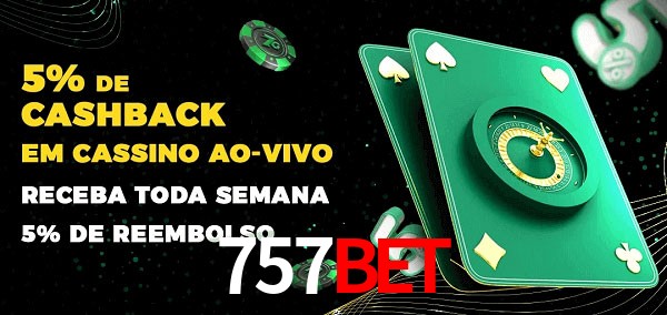 Promoções do cassino ao Vivo 757bet